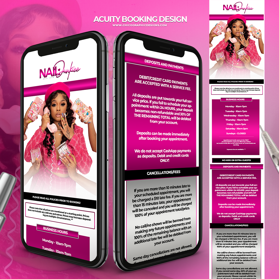 Acuity Booking Design